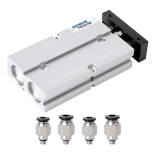 Vérin pneumatique double Tige 32x50mm TN32-50